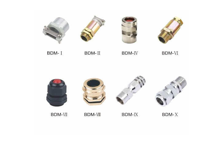 BDM係列防爆電纜夾緊密封接頭